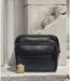 Porte monnaie compact en cuir agneau noir pour homme-4