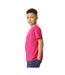 T-shirt enfant rose Gildan-3