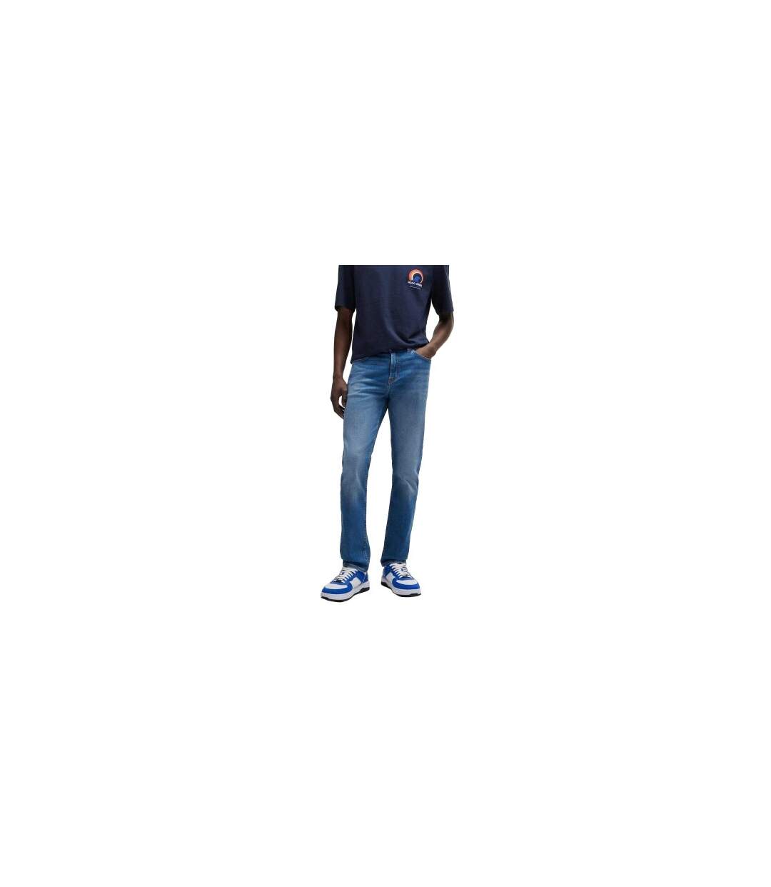 Jean Homme Bleu Moyen Hugo-1
