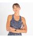 Dare 2B Womens/Ladies Mantra Dotted Recycled Sports Bra (Black/White) - UTRG7292-3