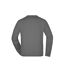 Sweat Workwear Adulte Gris Foncé Uni James And Nicholson-2