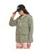 Veste femme en twill cintrée avec lien avec patch et broderie Ltd Vondutch-3