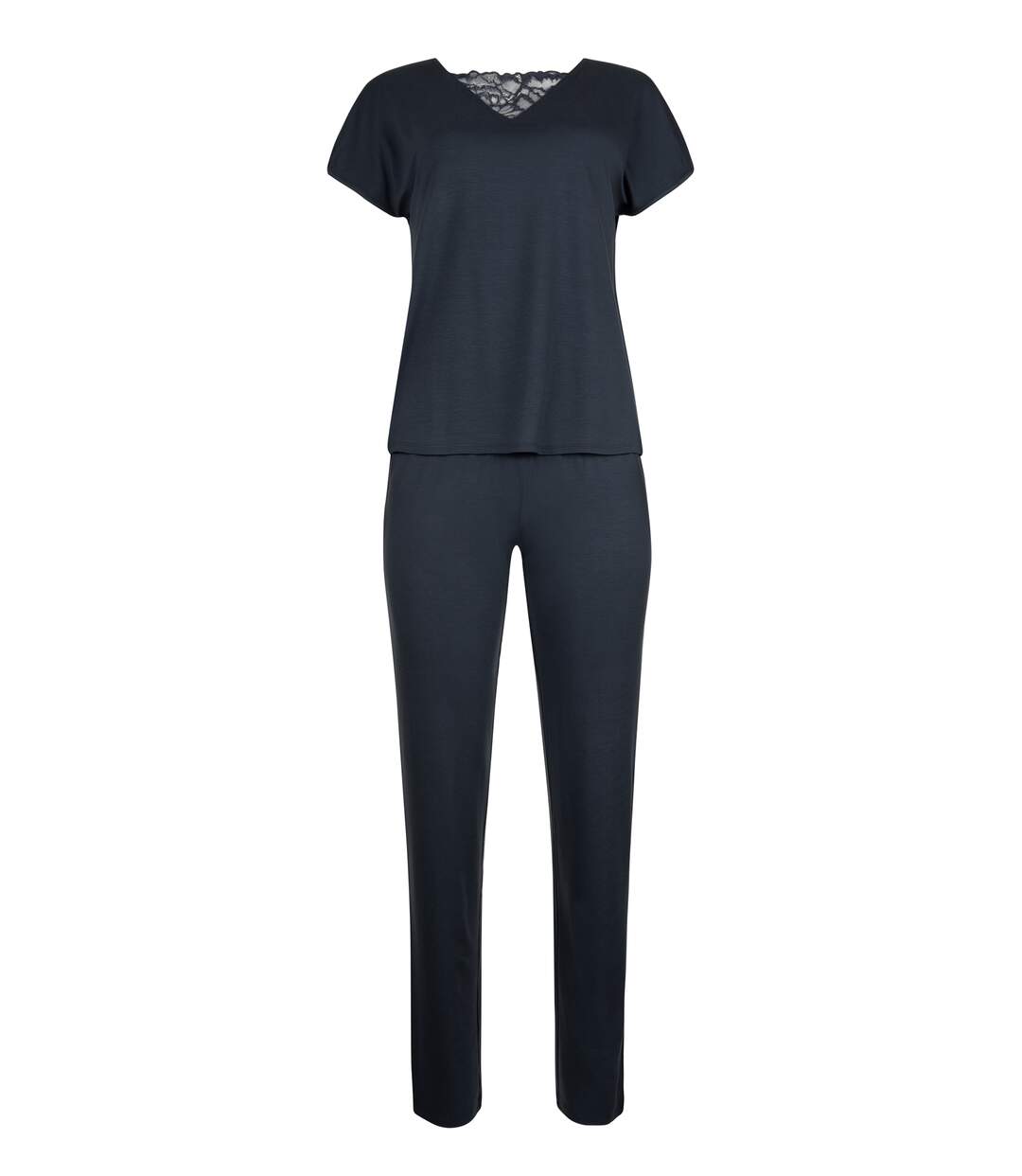 Pyjama pantalon t-shirt manches courtes Naty Lisca-3