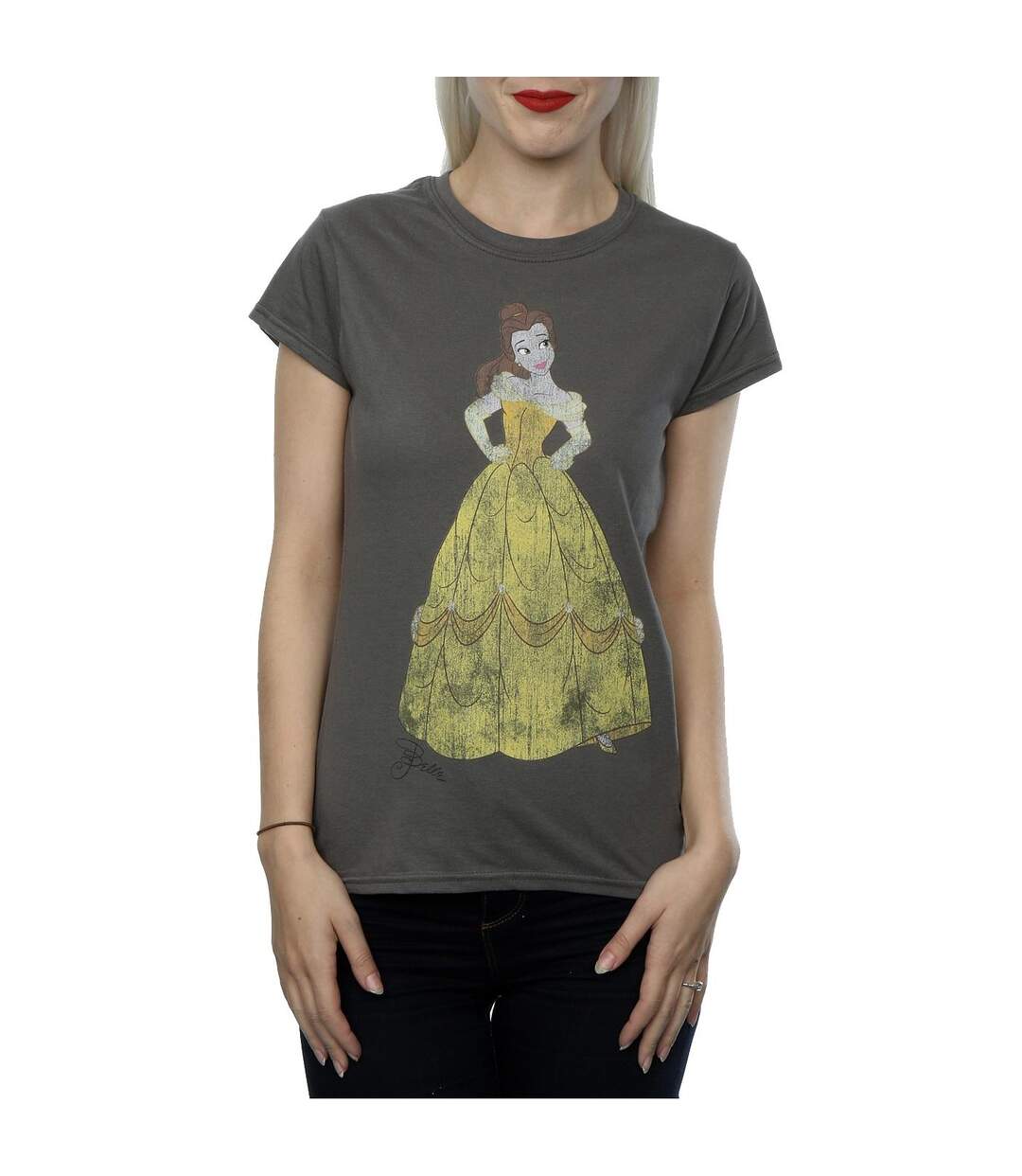 Disney Princess - T-shirt CLASSIC BELLE - Femme (Charbon) - UTBI36767-3