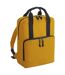 Sac à dos adulte taille unique jaune foncé Bagbase