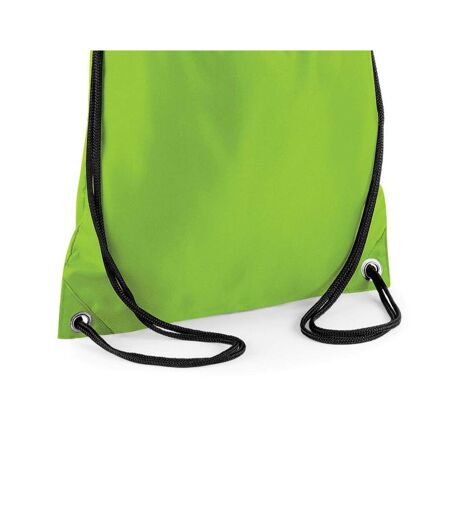 Lot De 2  Budget Sac De Gym Résistant À L´eau Avec Cordon De Serrage 11 Litres Taille Unique Vert Citron Bagbase