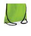 Lot De 2  Budget Sac De Gym Résistant À L´eau Avec Cordon De Serrage 11 Litres Taille Unique Vert Citron Bagbase-2