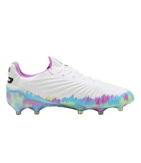 Mens King Ultimate Brilliance Tie Dye Firm Ground Football Boots White Puma