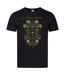 T-shirt Motif/style Sleep Token Caramel Floral Adulte Noir Amplified-1