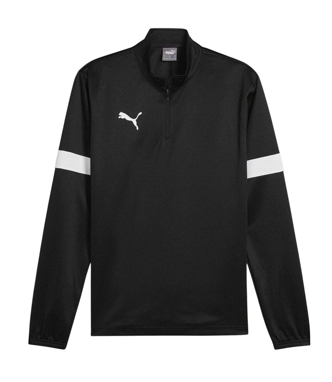 Mens Individual Rise Drill Top Black White Puma-1