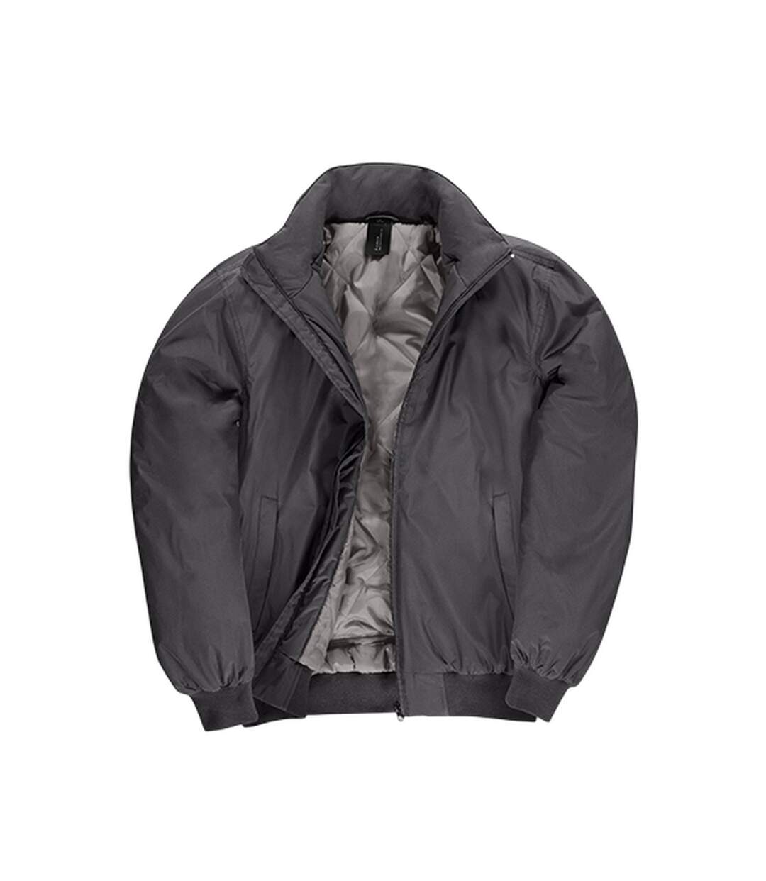 Blouson Aviateur Crew Homme Gris Foncé Uni B&C-2