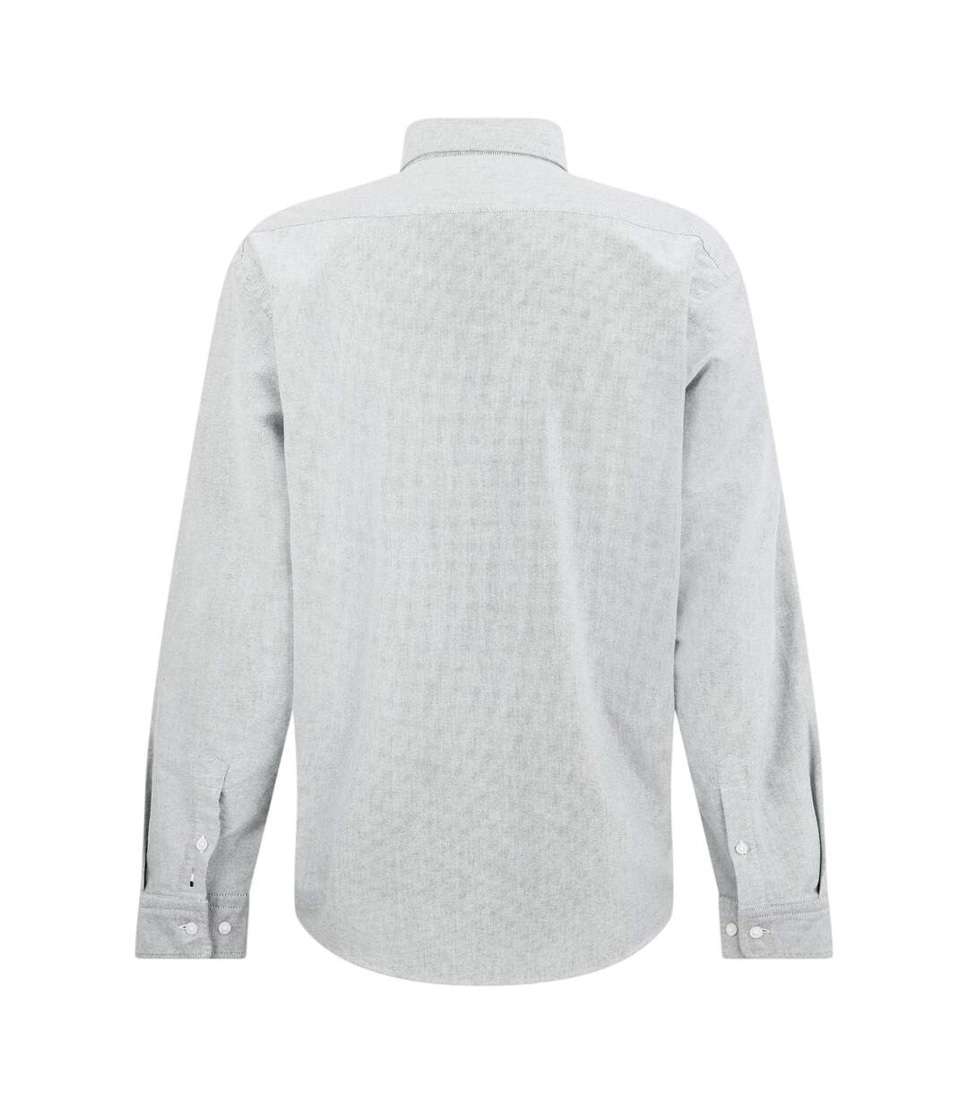 Chemise À Boutons Manches Longues Motif/style À Motifs Liam Homme Bleu Foncé Boss-2