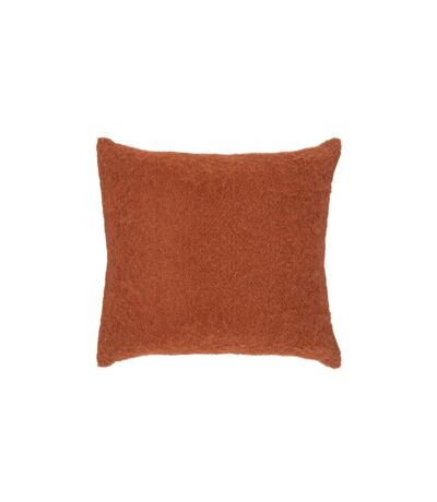Coussin Déco Effet Mohair Kodi 45x45cm Terracotta