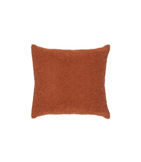 Coussin Déco Effet Mohair Kodi 45x45cm Terracotta