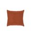 Coussin Déco Effet Mohair Kodi 45x45cm Terracotta-1