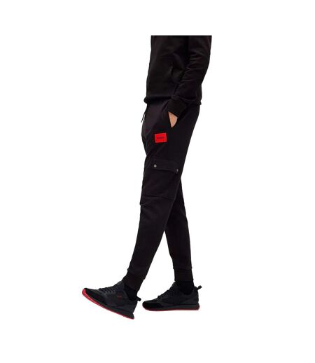 Mens Dwellrom Jogging Bottoms Black Hugo