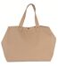 Sac shopping en coton délavé - KI3208 - orange clair pêche-2