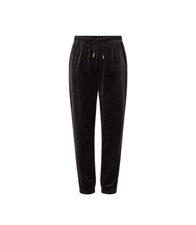 Jogging velours noir femme pieces pcsilli - m
