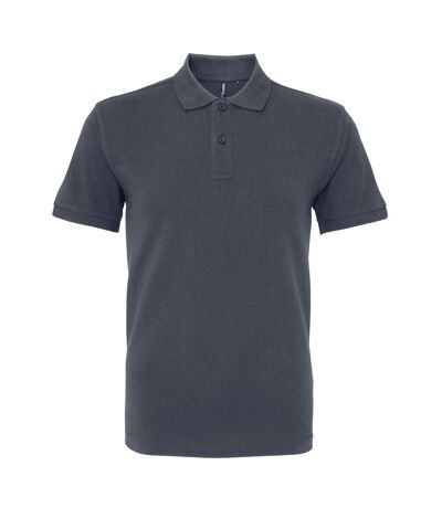 Asquith & Fox Mens Organic Classic Fit Polo Shirt (Graphite) - UTRW7698