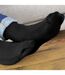 4 Pack Extra Wide Non Elastic Bamboo Diabetic Socks-4