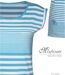 MAYFLOWER DARLING1 - Tee-shirt rayé bleu : le confort stretch absolu-4