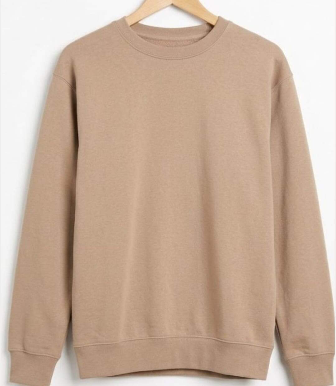 CHALLENGER E213 — Sweat col rond beige : le confort ultra-résistant-2