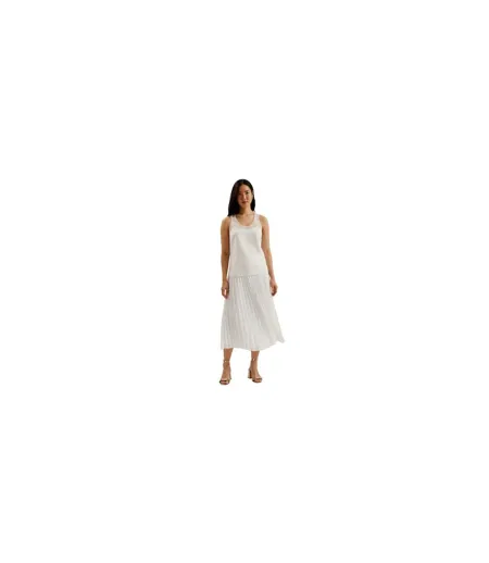 Débardeur Sans Manches Femme Blanc Cassé Ted Baker