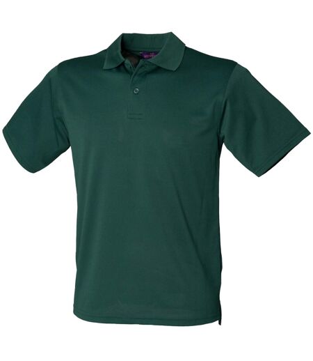Henbury Mens Coolplus® Pique Polo Shirt (Bottle) - UTRW635