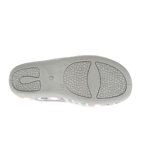 Chaussons Motif/style Tricoté Janine Femme Gris Sleepers