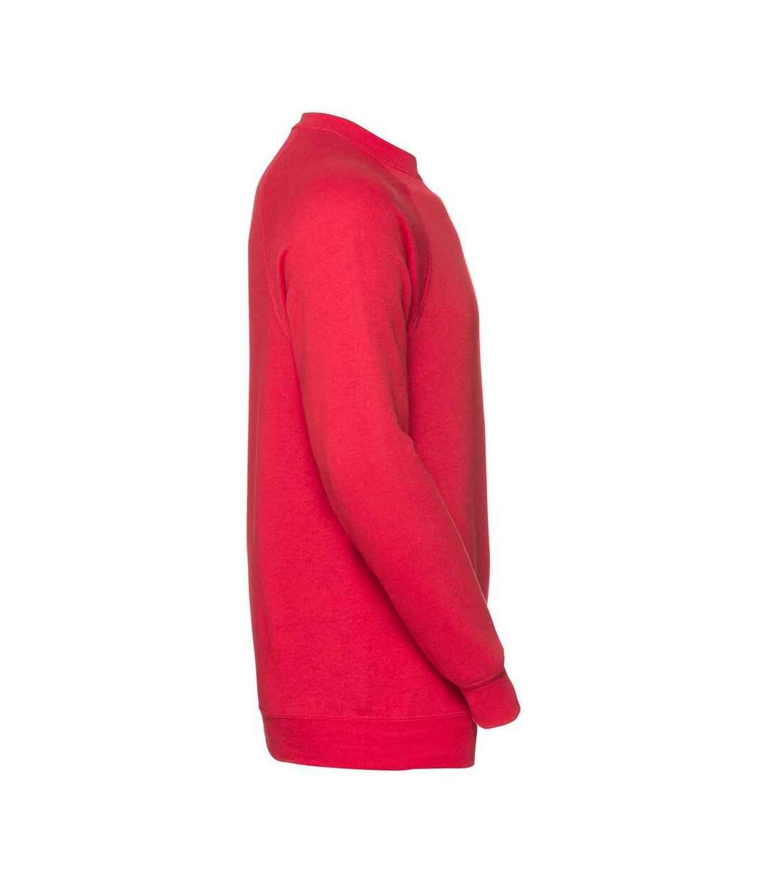 Mens spotshield raglan sweatshirt classic red Russell