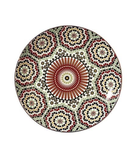 Lot de 6 Assiettes à Dessert Zahra 20cm Multicolore