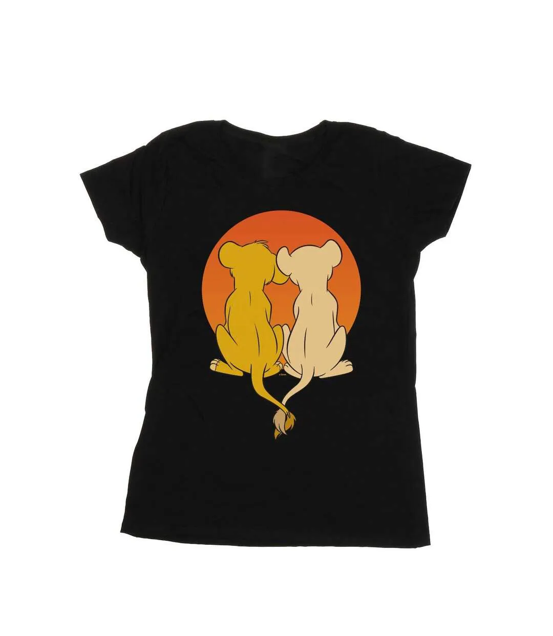 Disney T-shirt en coton Le Roi Lion Nous ne faisons qu'un, Femmes/Dames (Noir) - UTBI25022-1