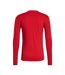Maillot De Foot Manches Longues Team Base Homme Rouge Adidas-2