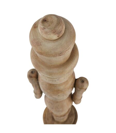 Nutcracker ornament 60cm x 12cm x 14cm brown Hill Interiors