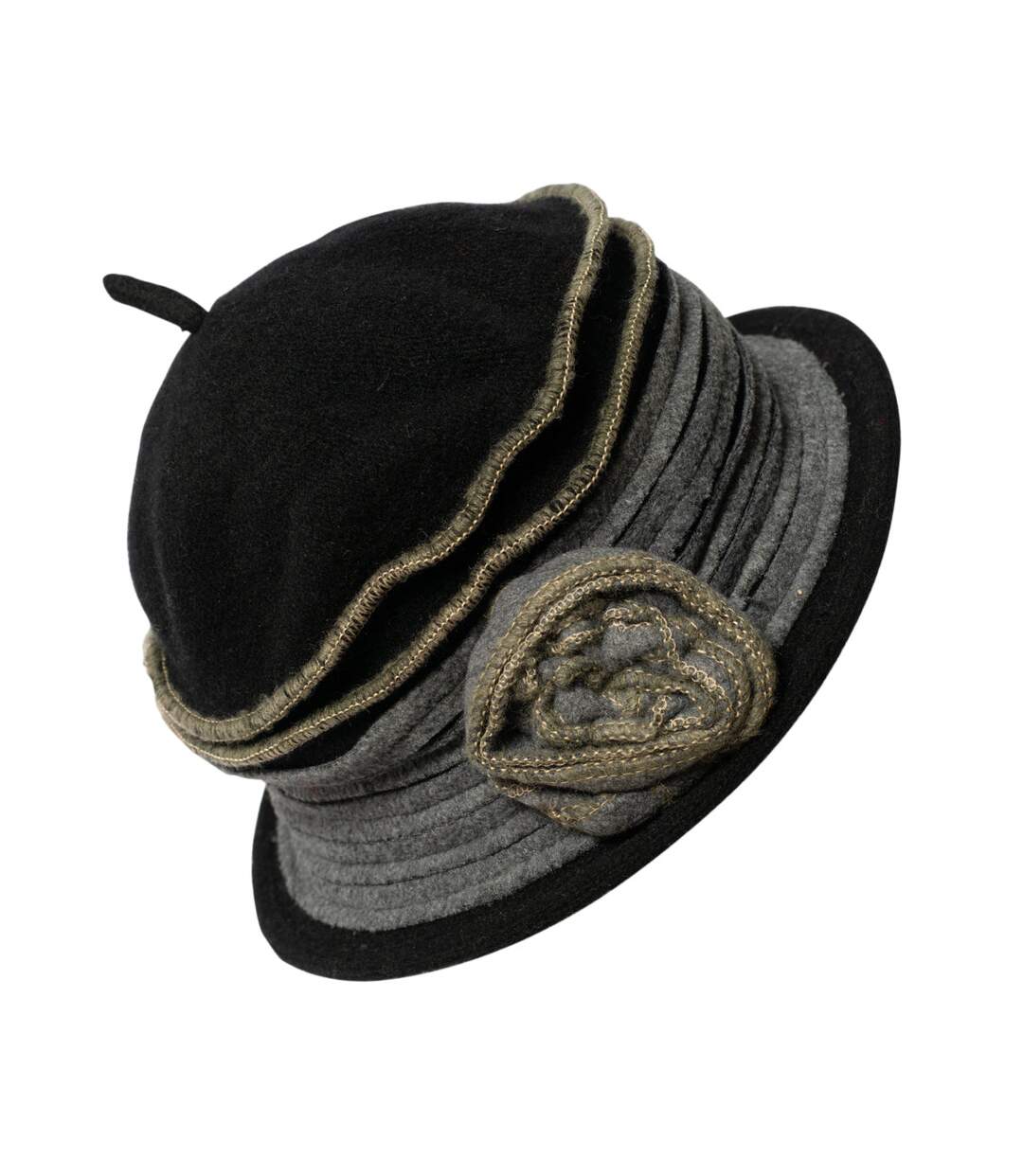 Chapeau cloche en laine FAUSTINE