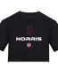 Mens Lando Norris Graphic Print T-shirt Black AWD-3