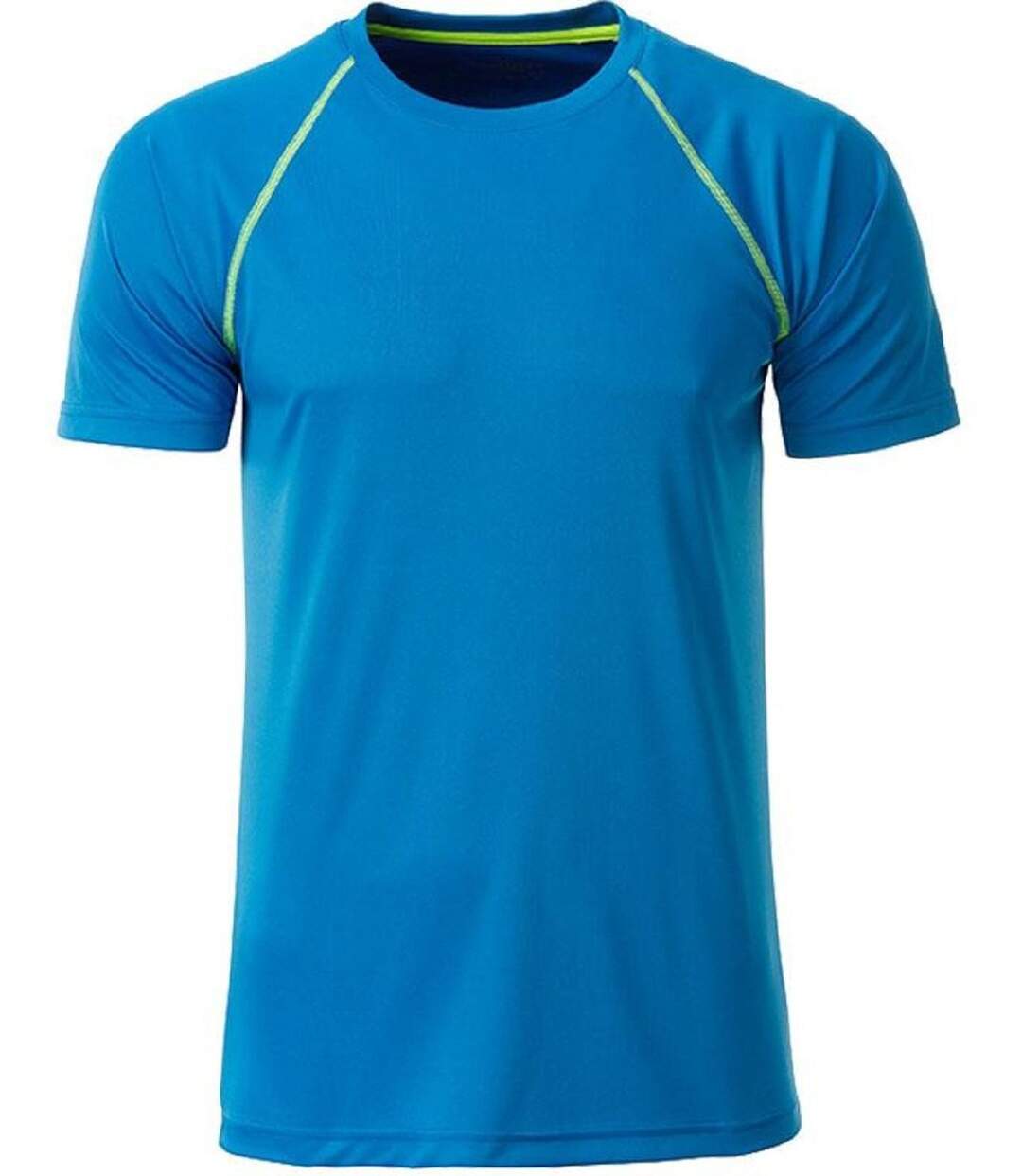 Maillot running respirant - Homme - JN496 - bleu vif