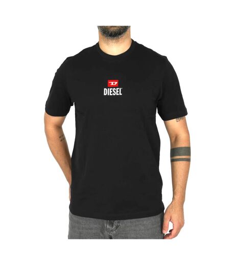 T-shirt Motif/style Logo Homme Noir Diesel
