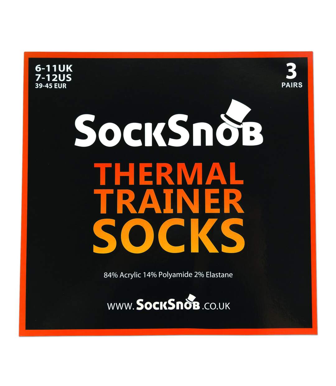 Sock Snob - 12 paires Chaussettes Thermiques Courtes Hiver Epaisses et Chaudes