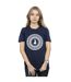 Disney Womens/Ladies Alice In Wonderland Circle Cotton Boyfriend T-Shirt (Bleu marine) - UTBI8543-2