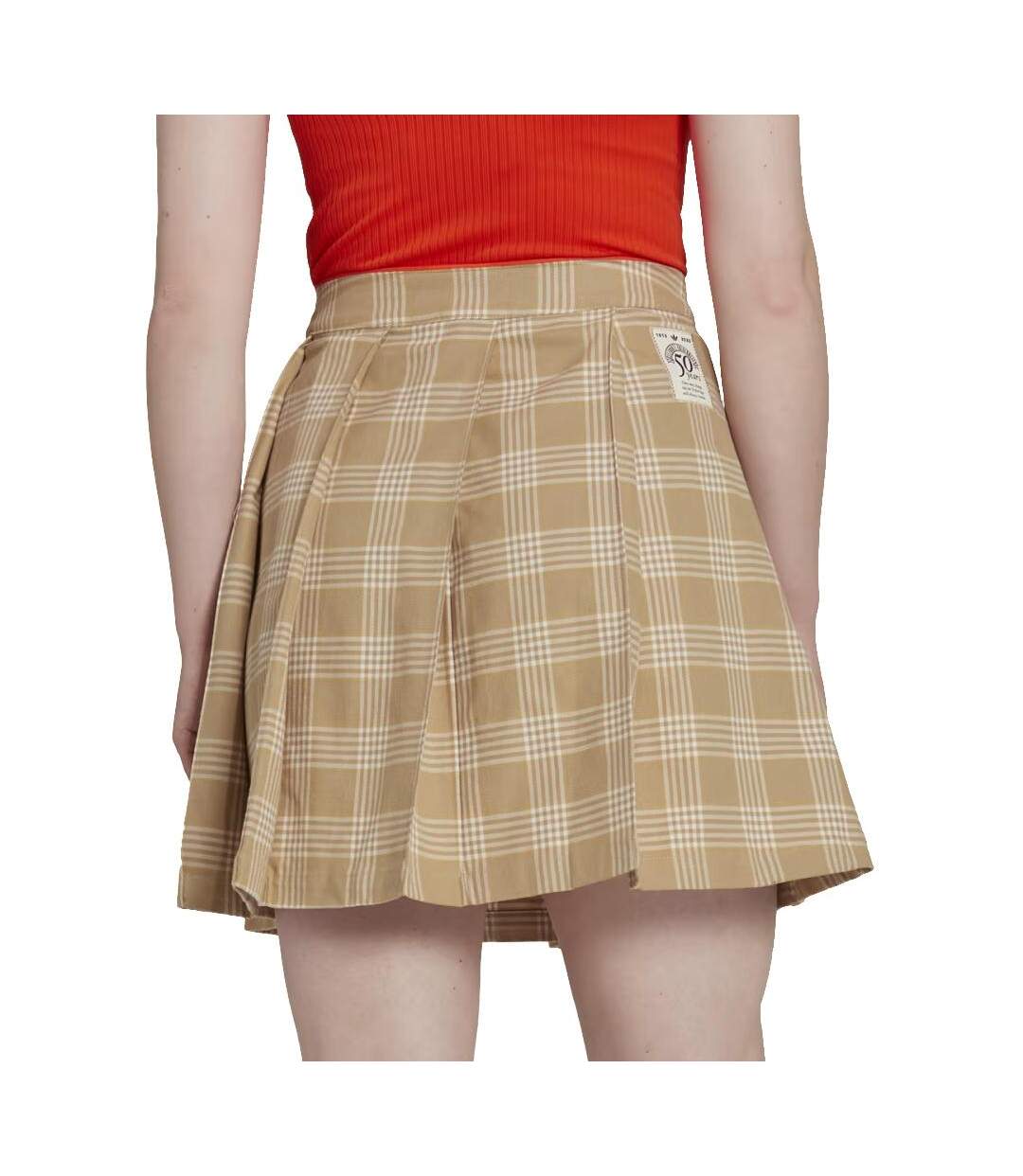 Jupe Beige/Blanc Femme Adidas Skirt IA8352 - 38