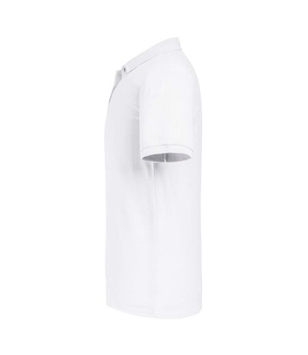 Mens Authentic Eco Piqué Polo Shirt White Russell