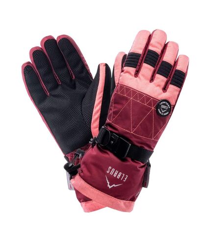 Elbrus Womens/Ladies Shila Ski Gloves (Flamingo Pink/Wild Ginger) - UTIG1744