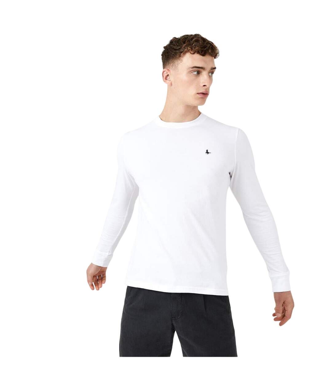 T-shirt Manches Longues Sandleford Homme Blanc Jack Wills-4