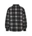 Veste-chemise Motif/style Motif Écossais Homme Noir Blanc Urban Classics-2