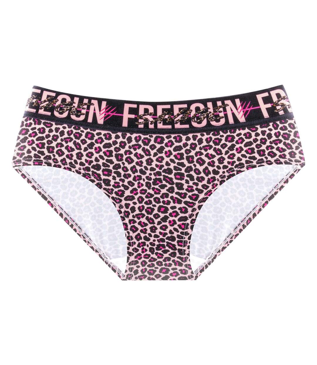 Lot de 4 culottes femme Leopard Freegun-3