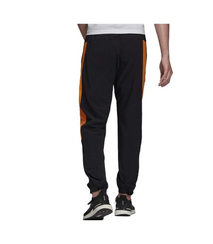 Jogging Noir/Orange Homme Adidas HE2259 - M