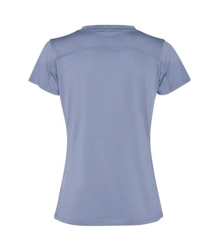 T-shirt slam femme bleu zen Roly