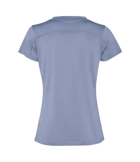 T-shirt slam femme bleu zen Roly