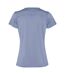 T-shirt slam femme bleu zen Roly